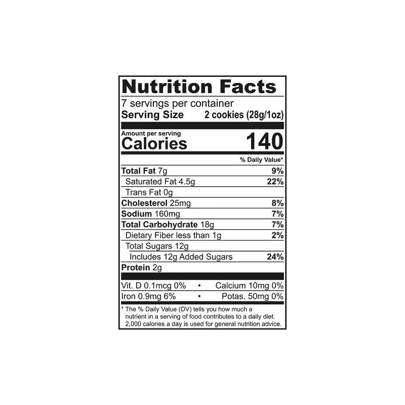 Tate's Cookies Chocolate Chip