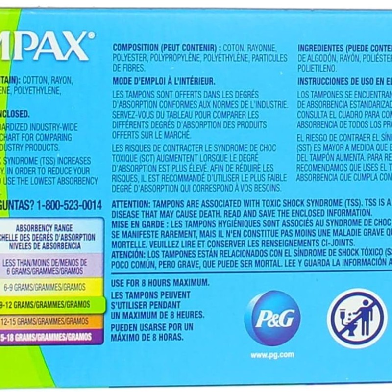 Tampax Super - 10 Count