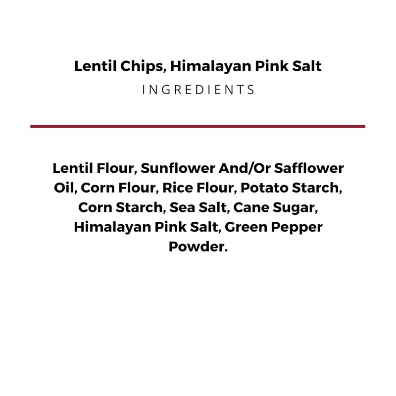 The Daily Crave Himalayan Salt Lentil Chips
