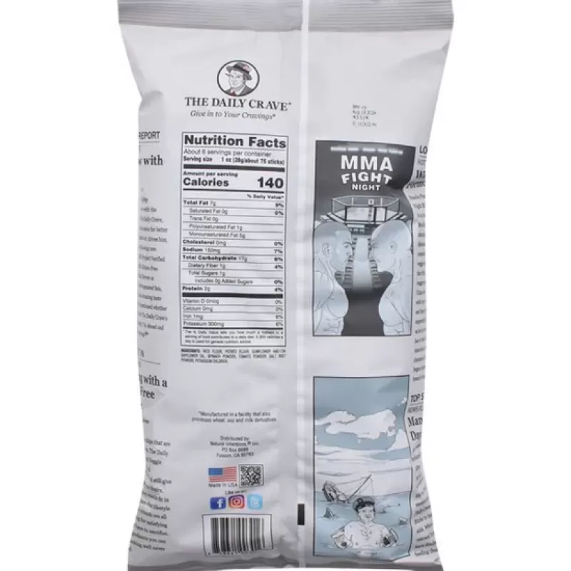 The Daily Crave Veggie Sticks