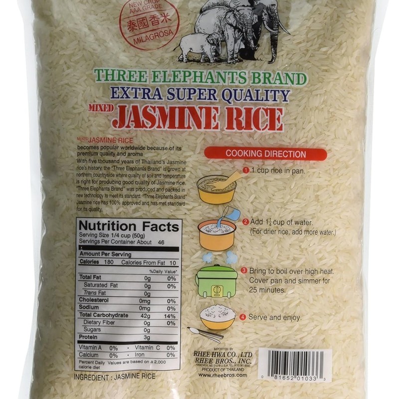 Three Elephants Thai Jasmine Rice