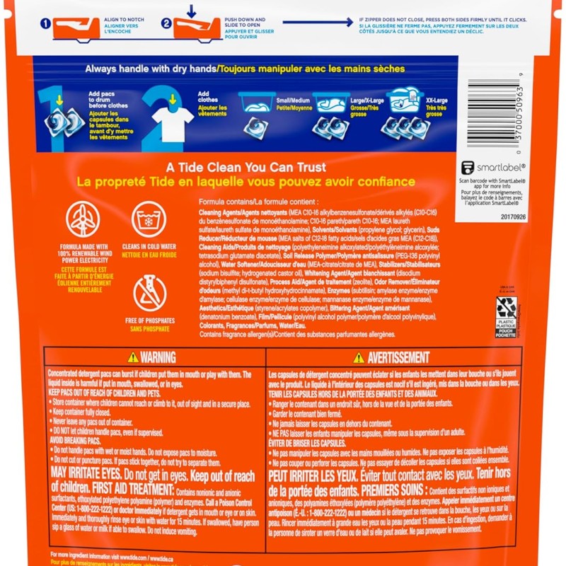 Tide Pods 4in en1 Downy