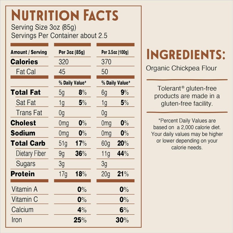 Tolerant Organic Chickpea Rotini