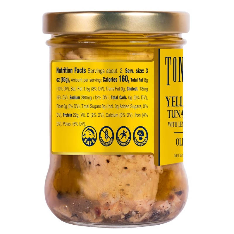 Tonnino Tuna Fillets Lemon & Peppers