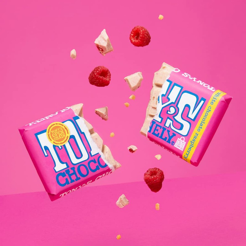 Tony's Chocolonely Raspberry Popping Candy