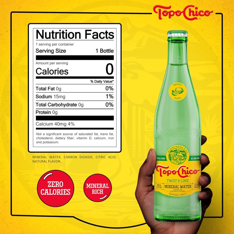 Topo Chico Twist of Lime Sparkling Water