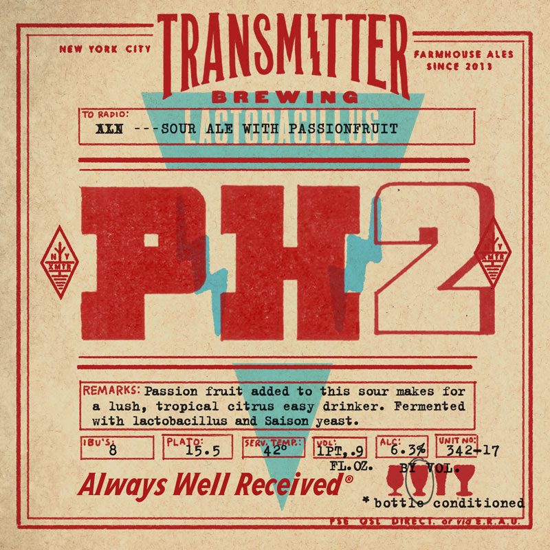 Transmitter Brewing Sour Ale PH2