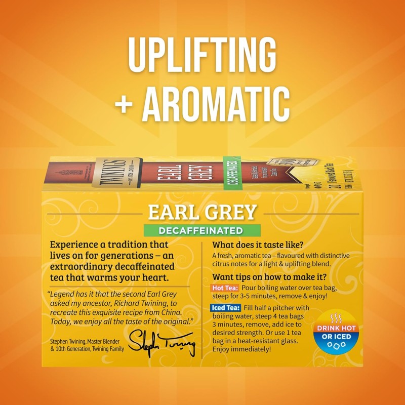 Twinings Black Tea Earl Grey Decaffeinated