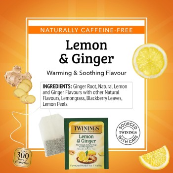 Twinings Herbal Tea Lemon & Ginger