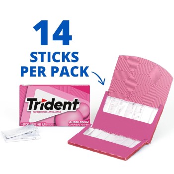 Trident Bubblegum Sugar Free Gum