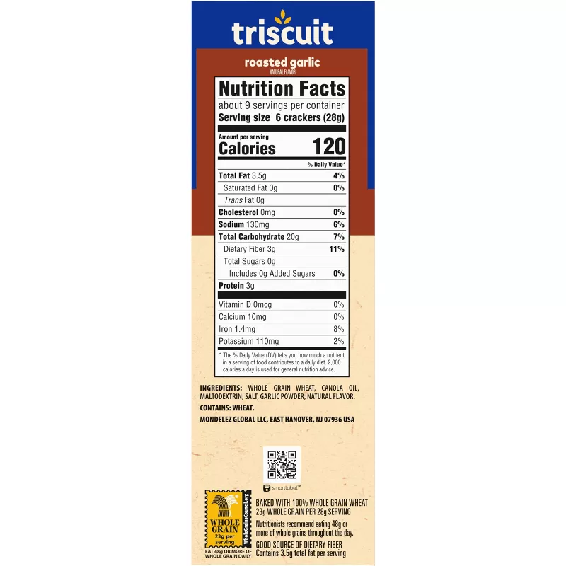 Triscuit Crackers Roasted Garlic