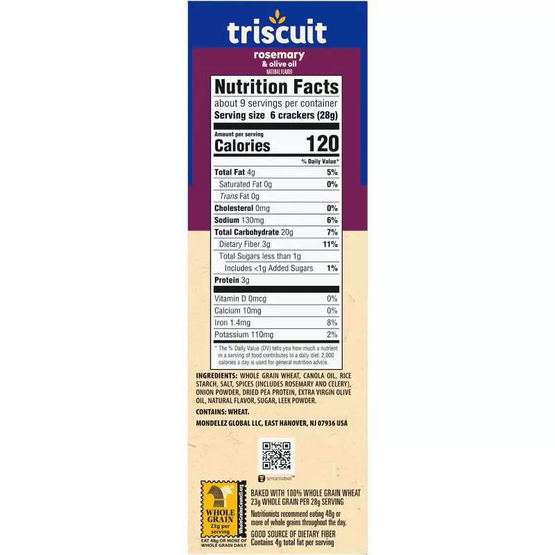 Triscuit Crackers Rosemary & Olive Oil