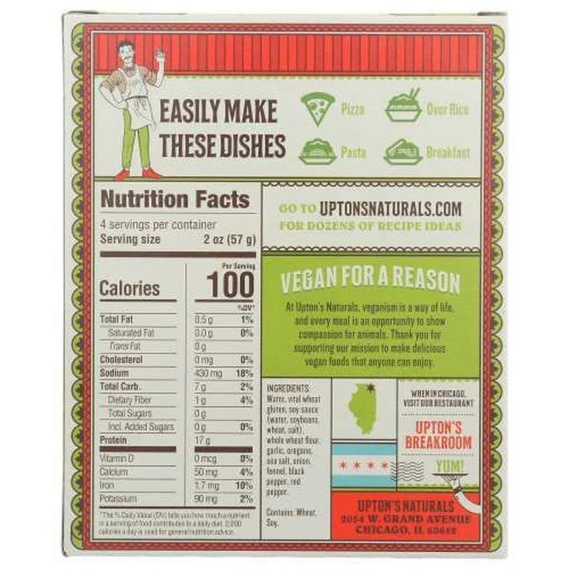 Upton’s Seitan Italian