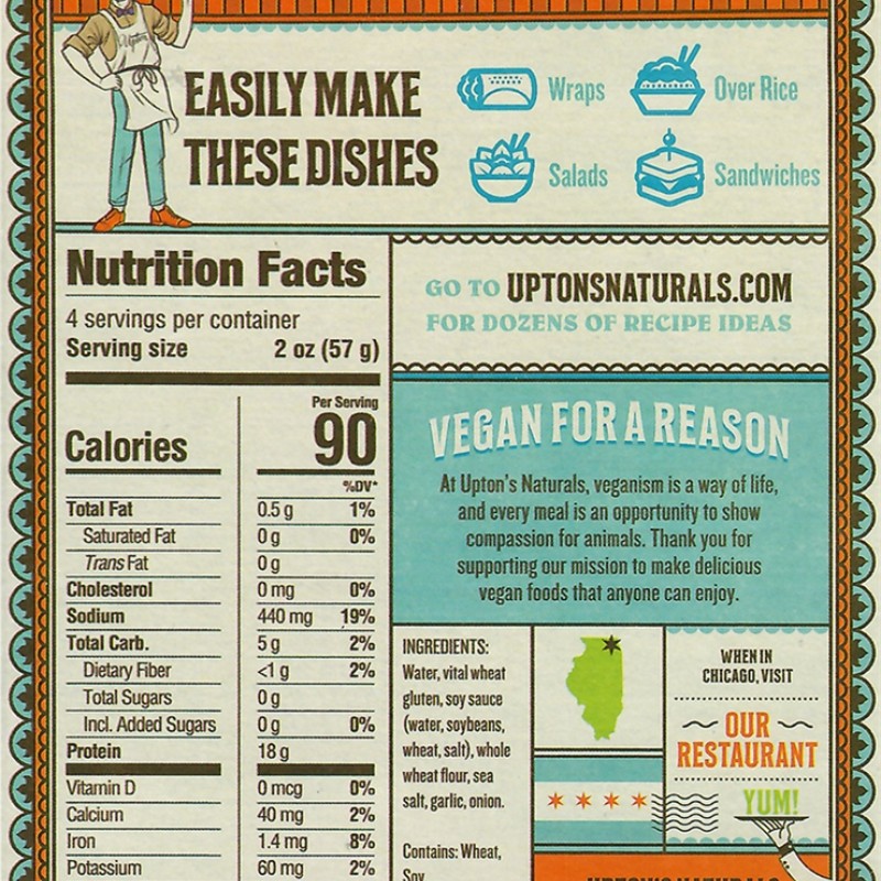 Upton’s Seitan Traditional