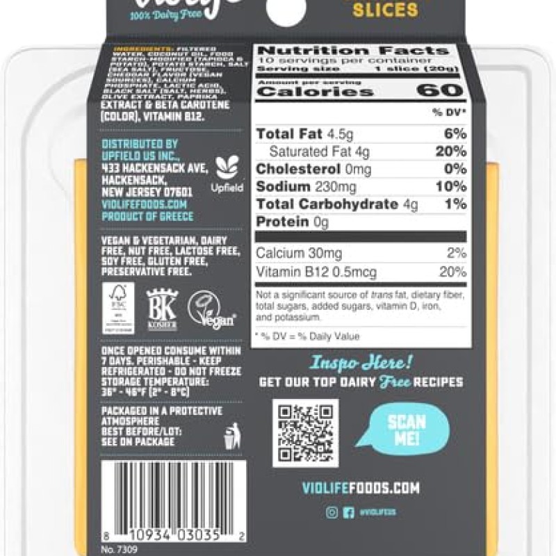 Violife Mature Cheddar Slices