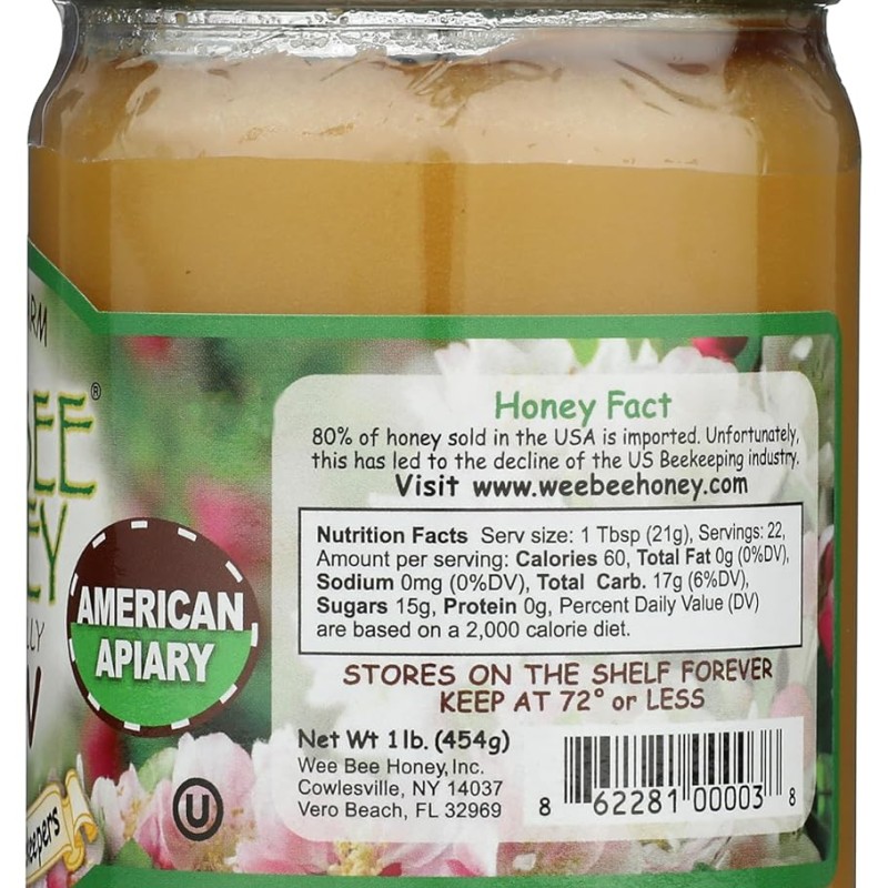 Wee Bee Honey Naturally Raw Honey