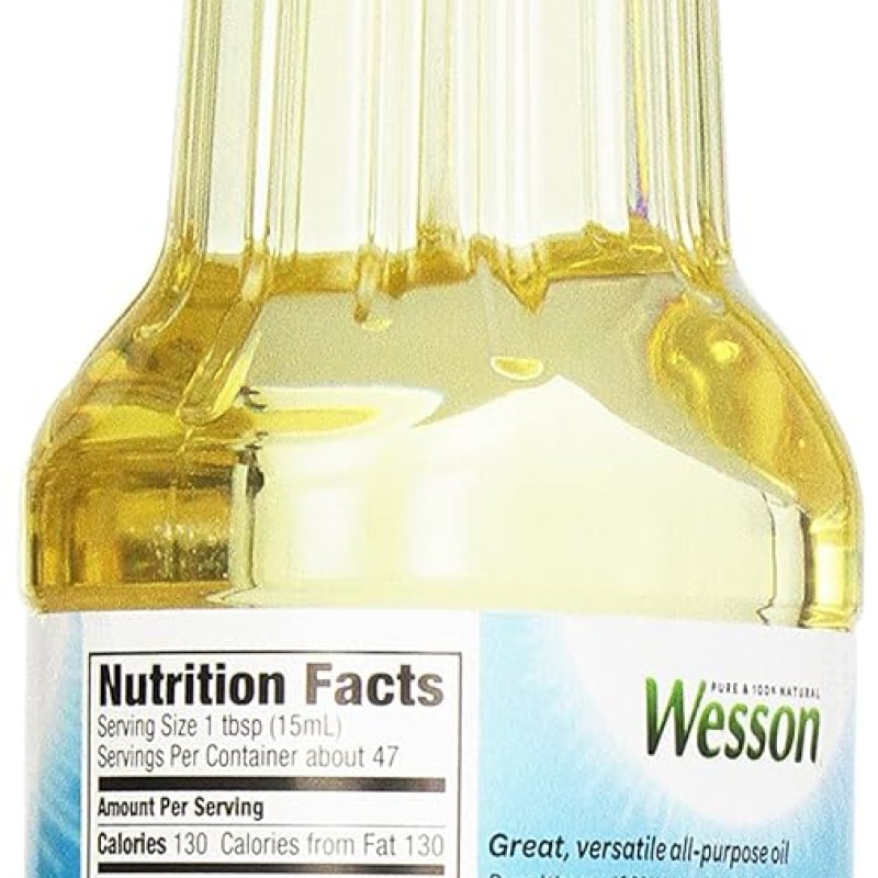Wesson Pure Vegetable Oil 16oz