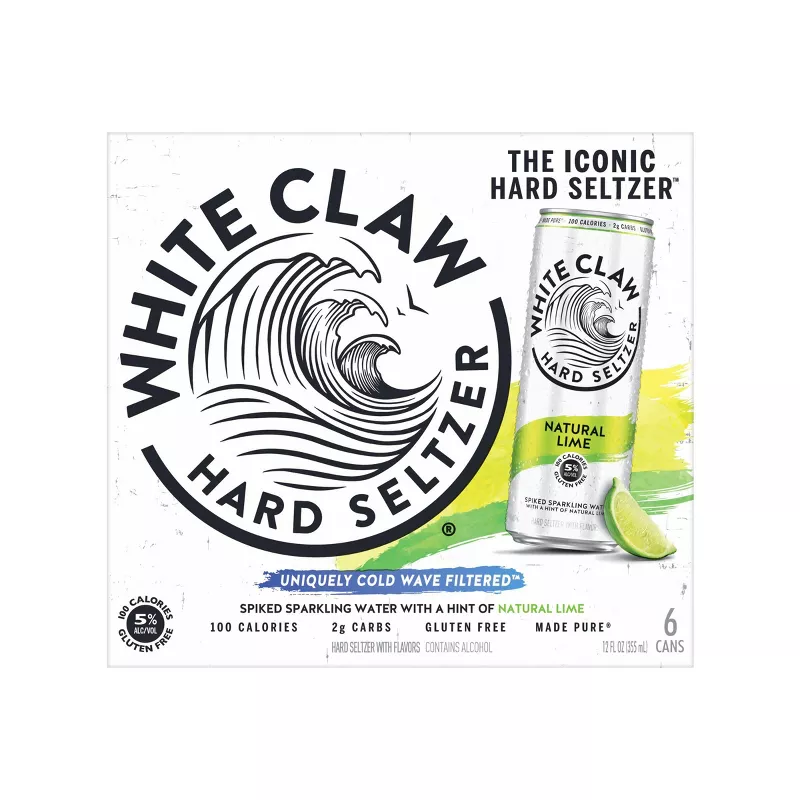 White Claw Hard Seltzer Natural Lime