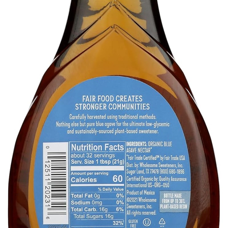 Wholesome Organic Blue Agave