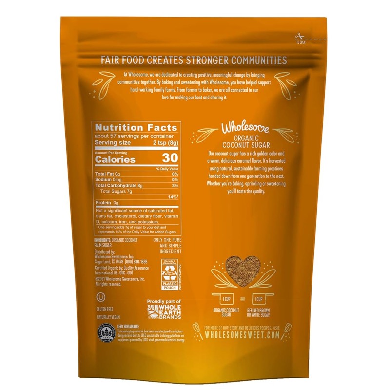 Wholesome Organic Coconut Sugar