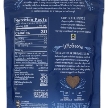 Wholesome Organic Dark Brown Sugar