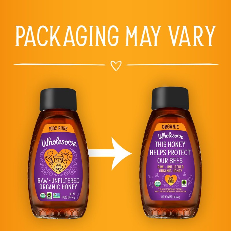 Wholesome Organic Pesticide Free Honey