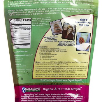 Wholesome Organic Sugar Light Brown