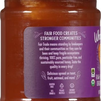 Wholesome Raw + Unfiltered Organic Honey