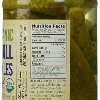 Woodstock Organic Pickles Whole Dill