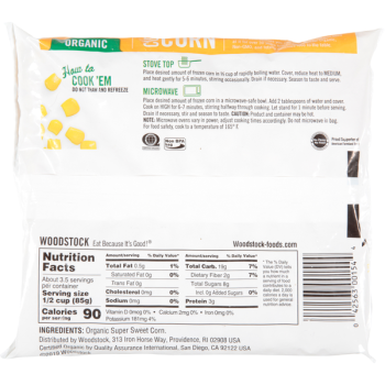 Woodstock Organic Super Sweet Cut Corn