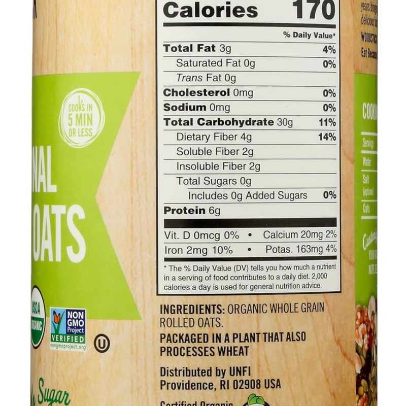 Woodstock Traditional Rolled Oats