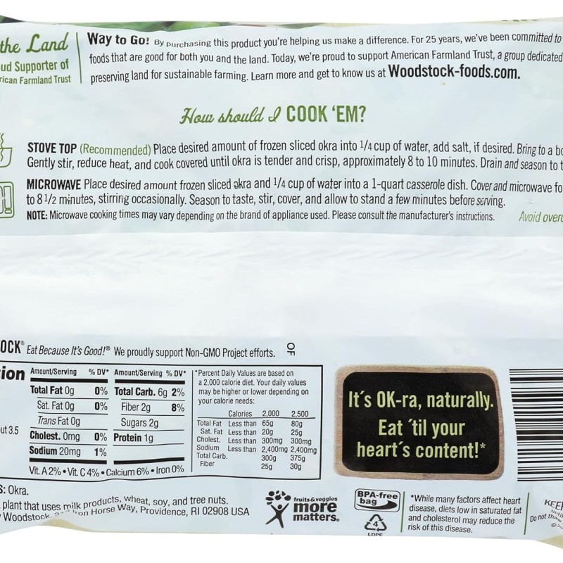 Woodstovk Sliced Okra
