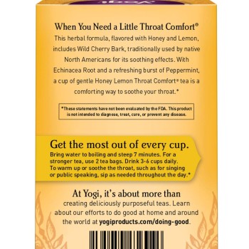 Yogi Honey Lemon Throat Comfort