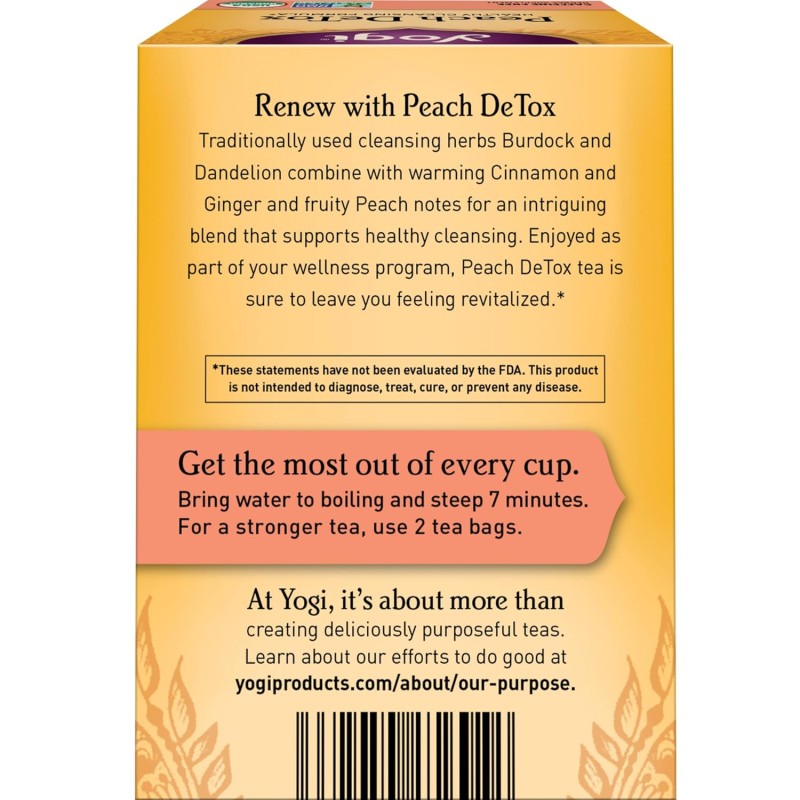 Yogi Peach Detox