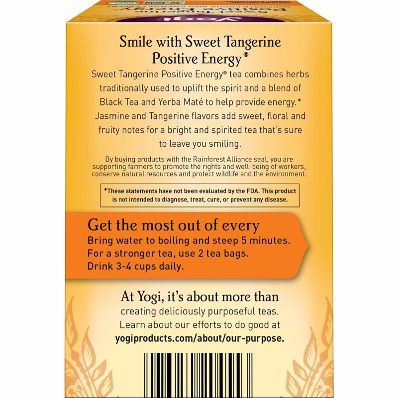 Yogi Sweet Tangerine Positive Energy