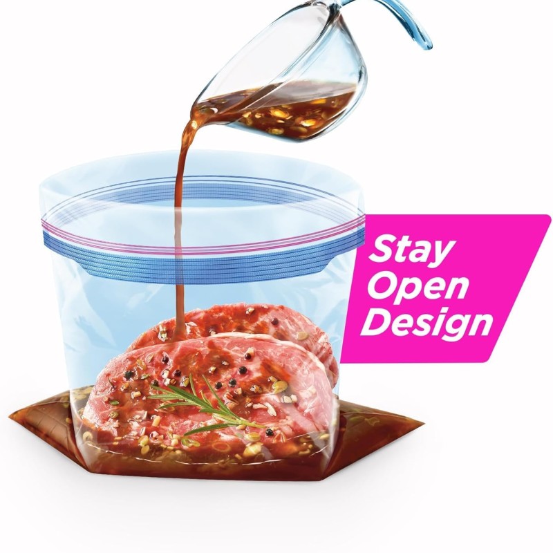 Ziploc Freezer Bags – Quart (19 Count)