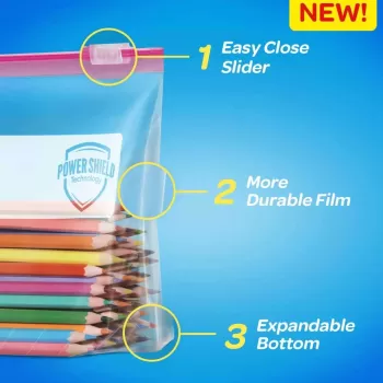 Ziploc Power Shield – 20 Storage Bags