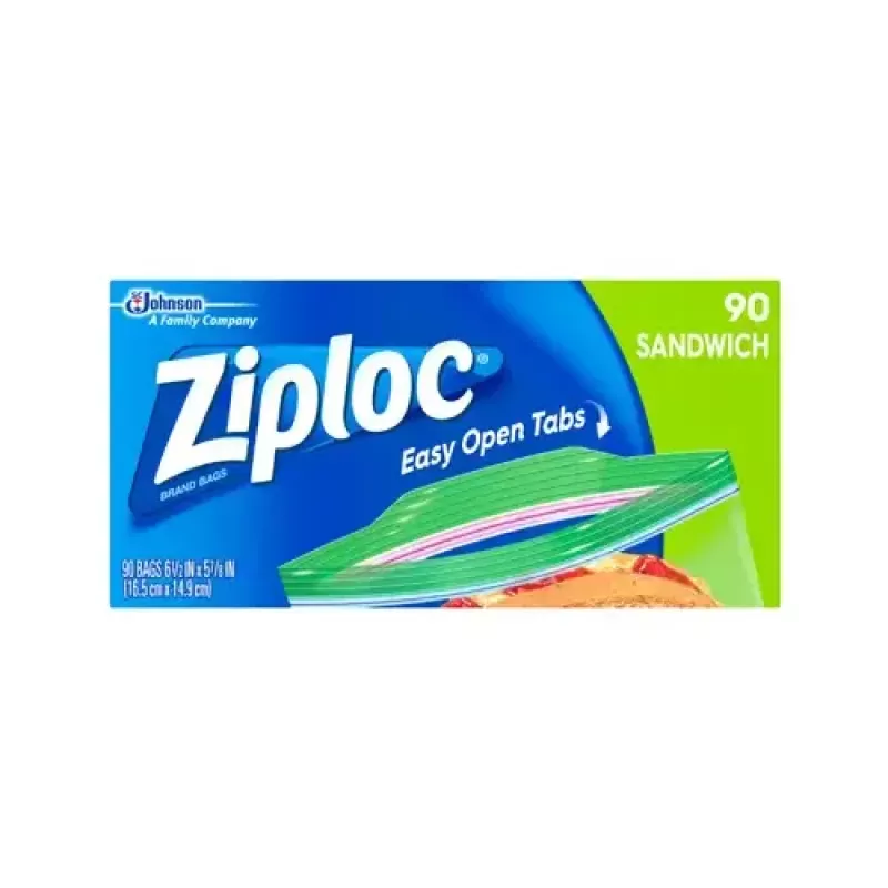 Ziploc Sandwich Bags, 90 Count