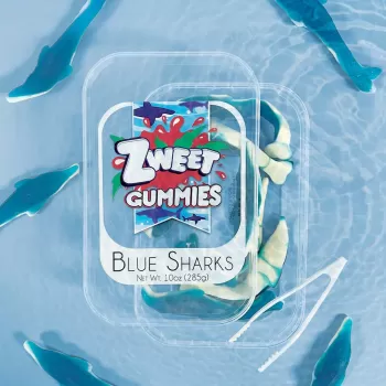 Zweet Gummies Blue Sharks