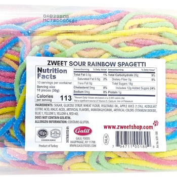 Zweet Rainbow Sour Silly Spaghetti