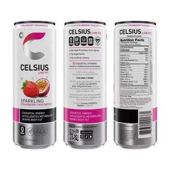 Celsius Sparklin Strawberry Passionfruit