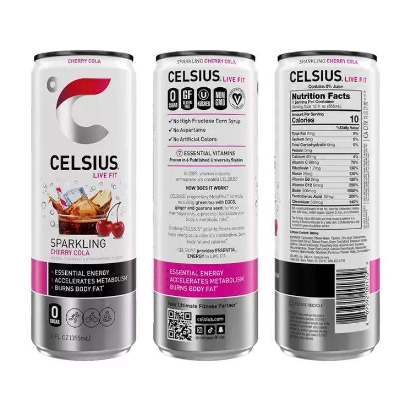 Celsius Sparkling Cherry Cola