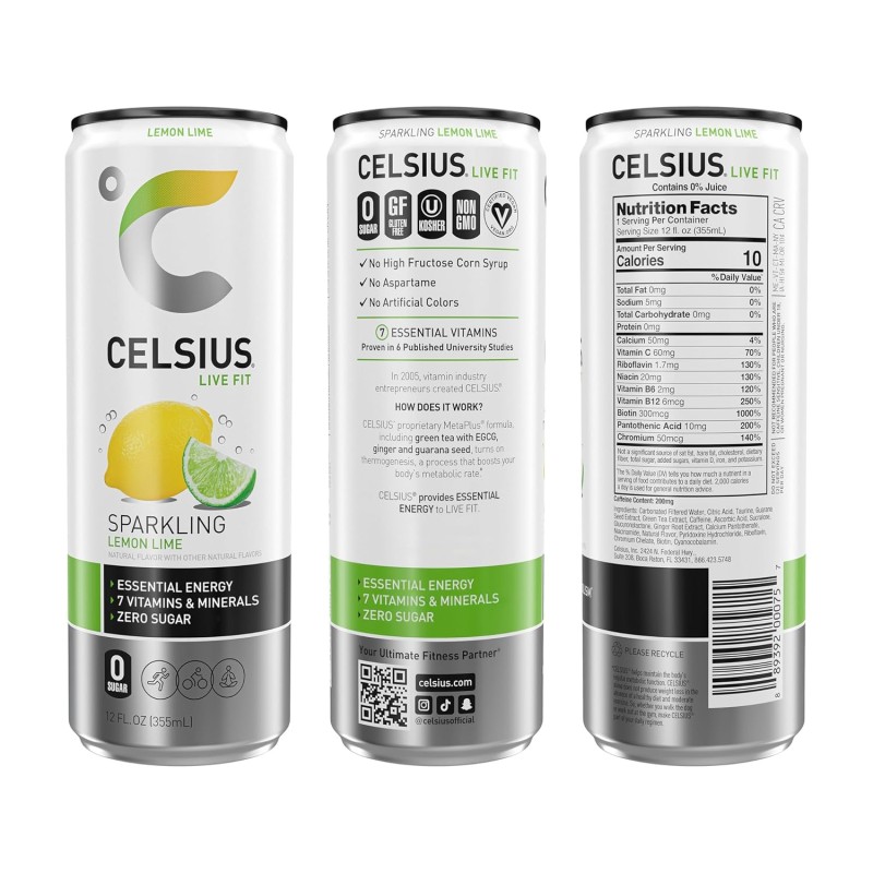 Celsius Sparkling Lemon Lime