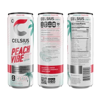 Celsius Sparkling Peach Vibe