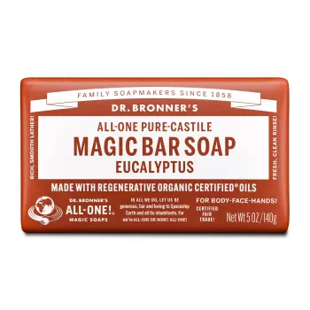 Dr. Bronner's Castile Bar Soap Eucalyptus