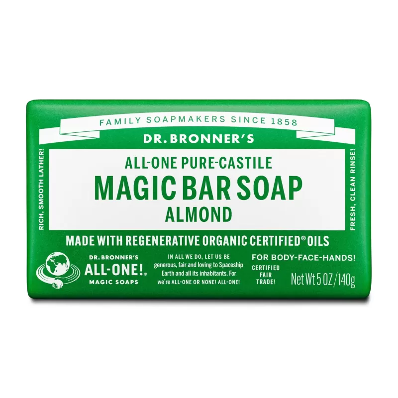 Dr. Bronner's Castile Bar Soap Almond