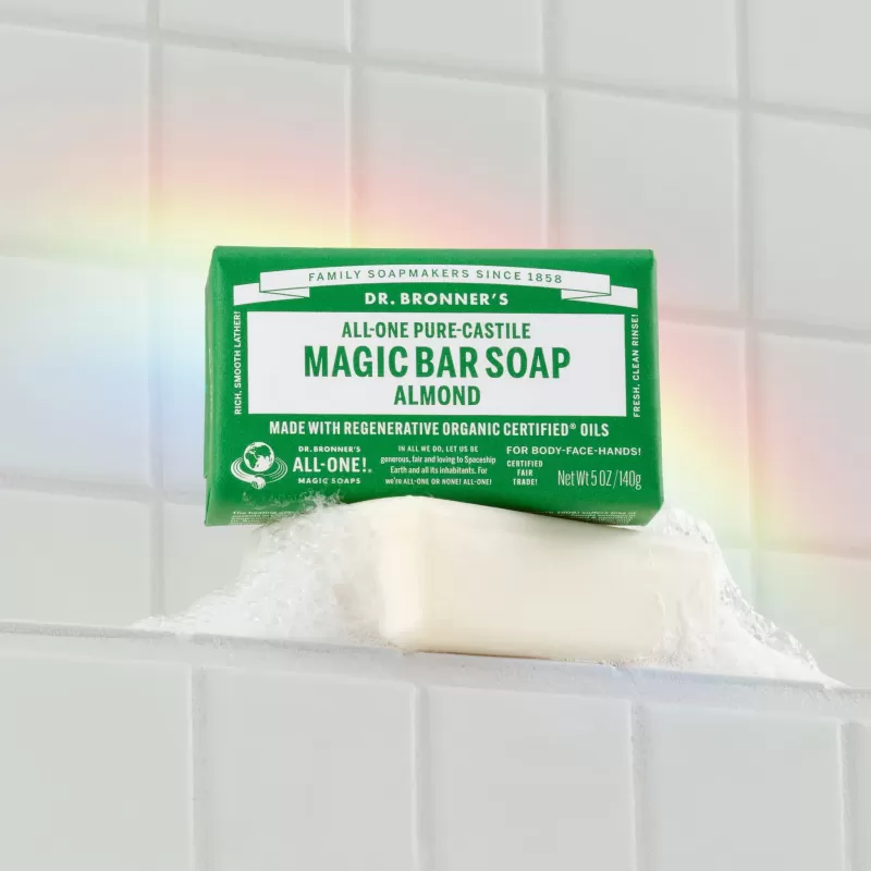 Dr. Bronner's Castile Bar Soap Almond