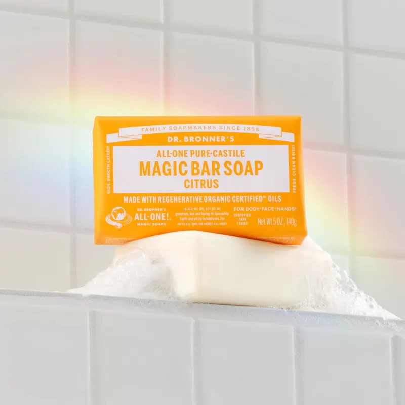 Dr. Bronner's Castile Bar Soap Hemp Citrus