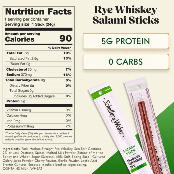 Schaller & Weber Hudson Whiskey Salami Stick