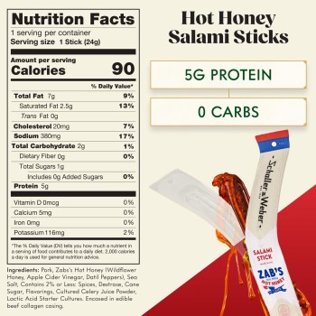 Schaller & Weber Zab's Hot Honey Salami Stick